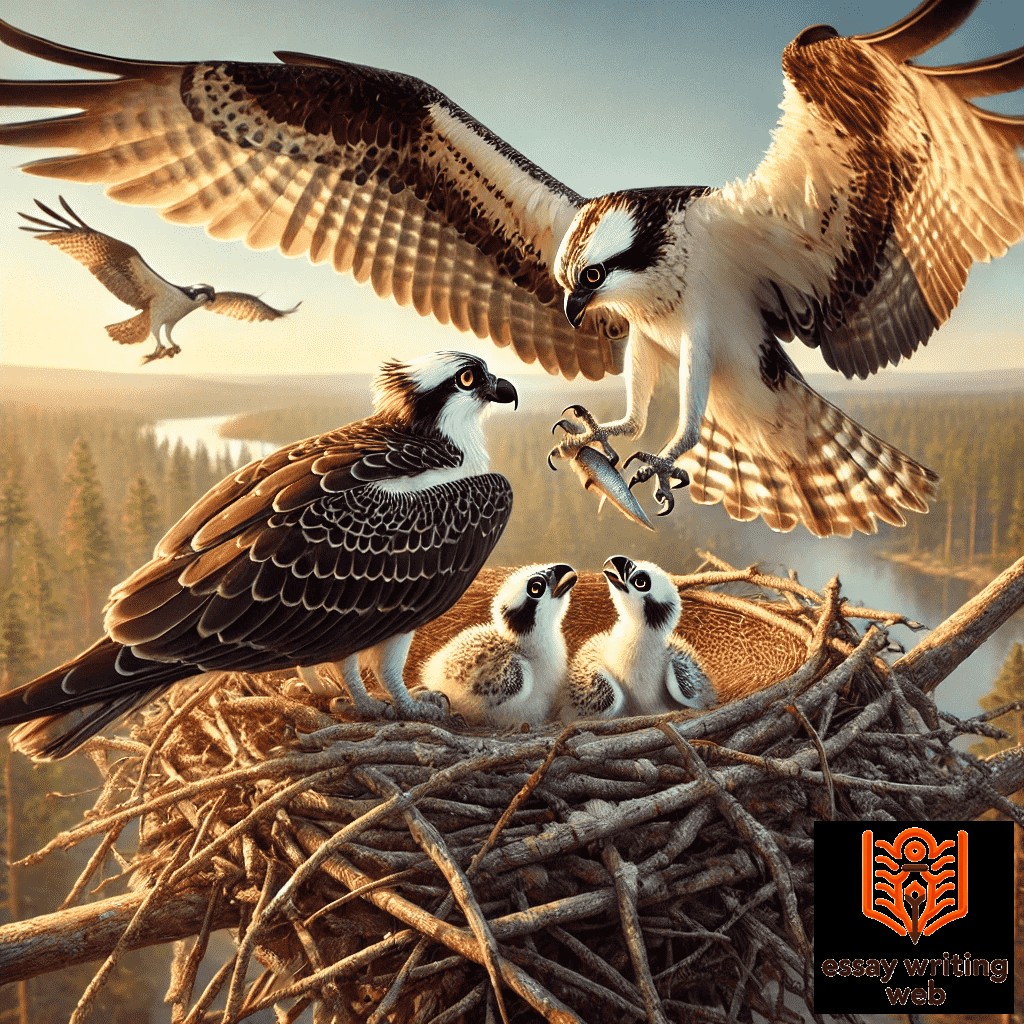 Care of Young Ospreys and Parental Roles