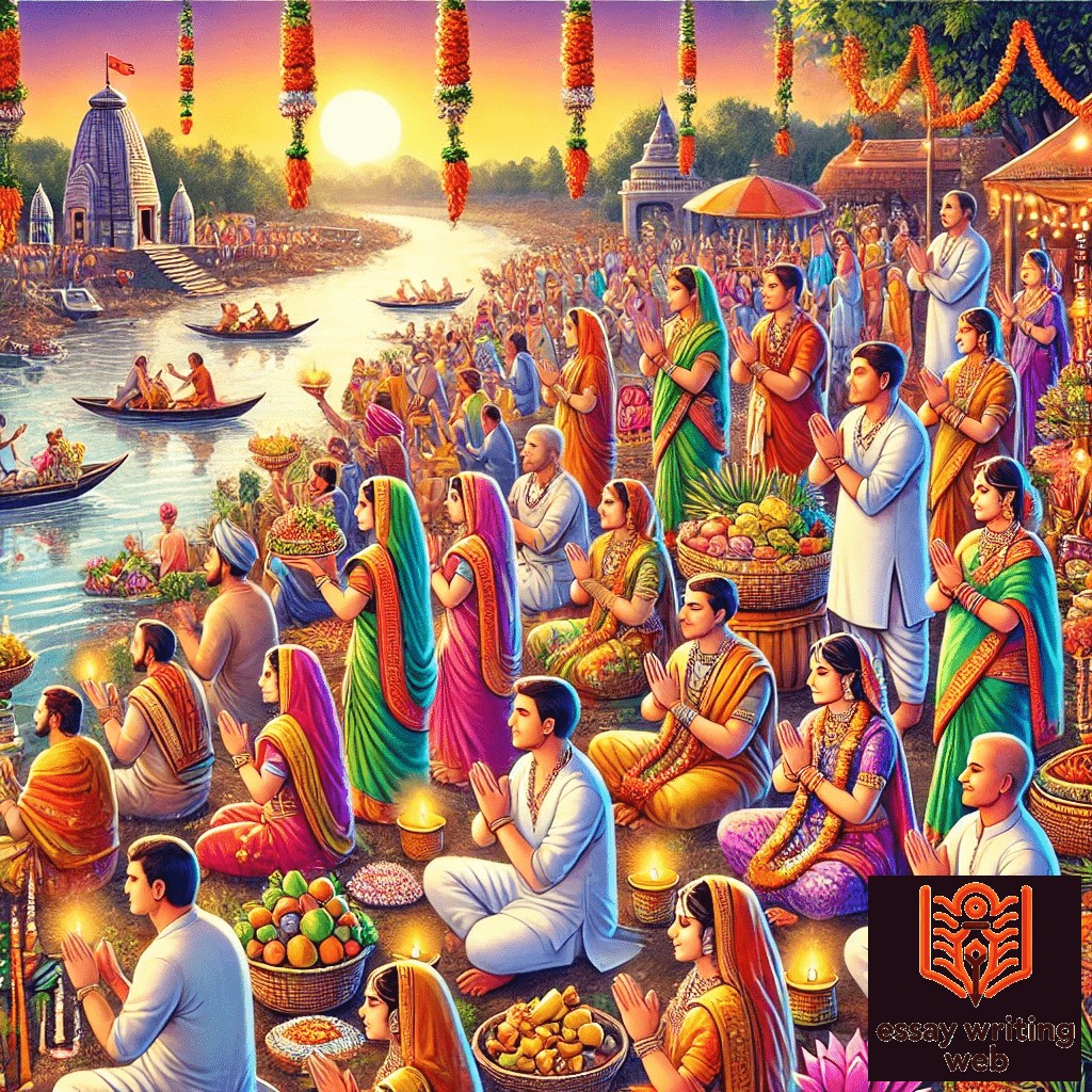 Celebration of Chhath Puja