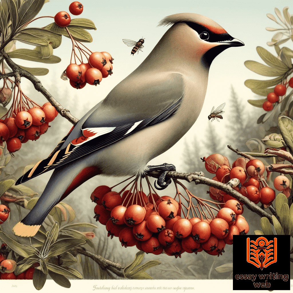 Diet and Feeding Habits of Waxwing