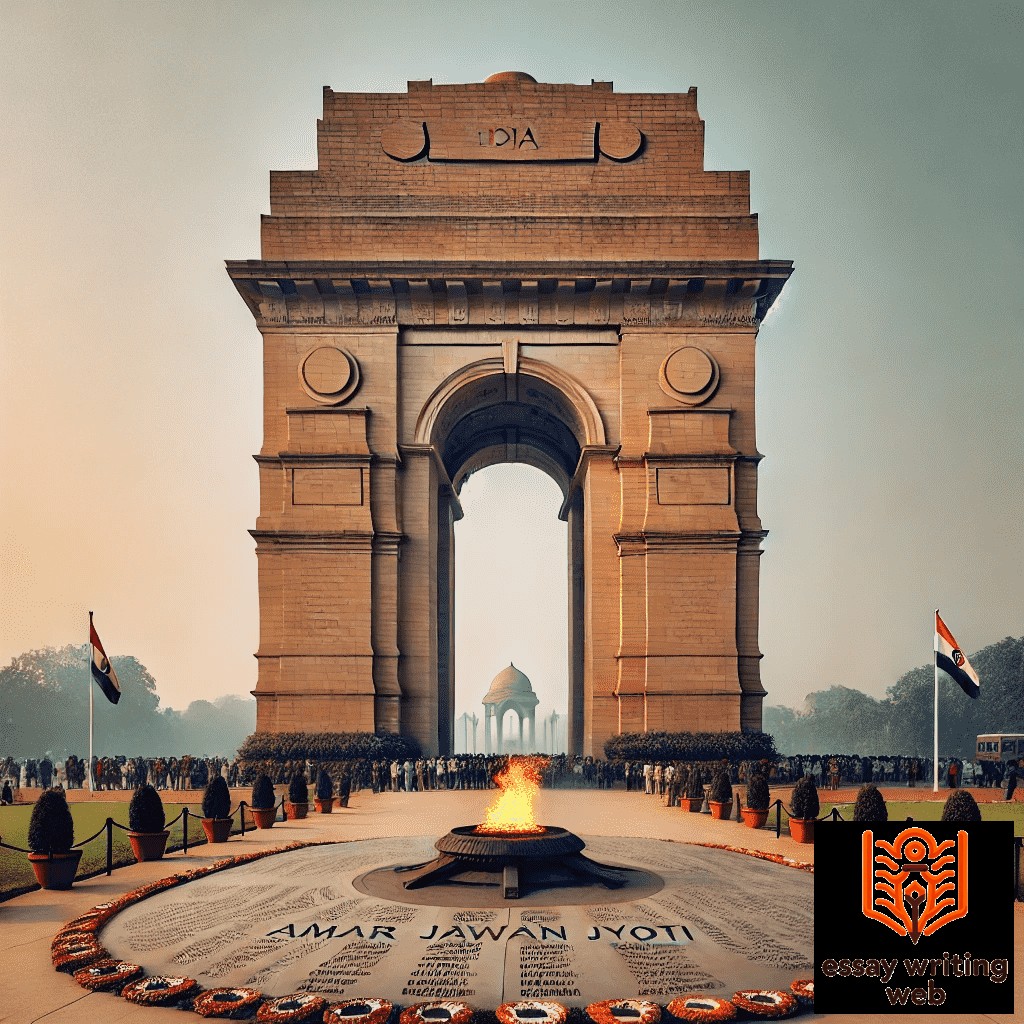 India Gate as a Tribute to Indian Soldiers Who Died in World War I