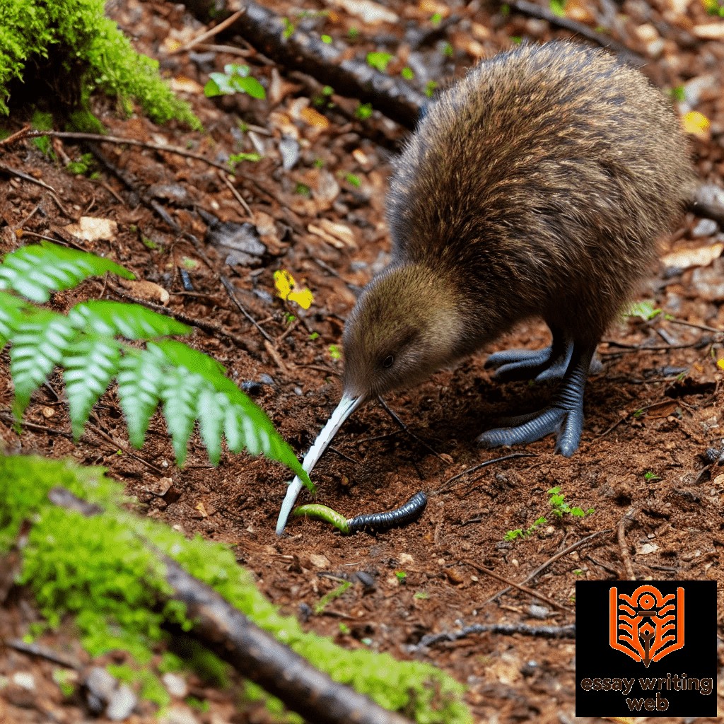 Typical Diet of the Kiwi Bird